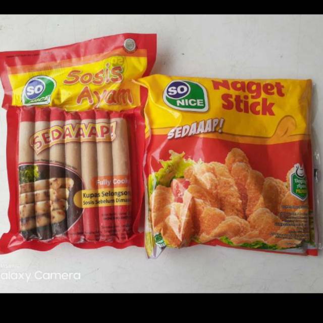 

So nice paket sosis ayam+naget stick