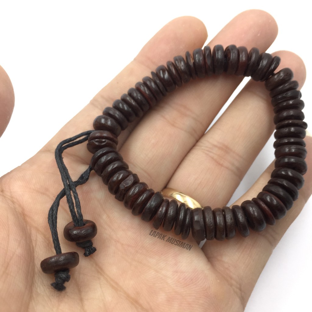 [Bayar di Tempat] Gelang Pria Batok Kelapa Asli Natural