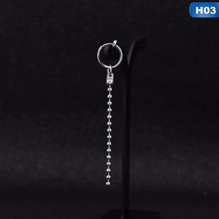 EE0458 - Anting JEPIT Tanpa Tindik Pria Wanita Kpop Korea BTS EXO NCT