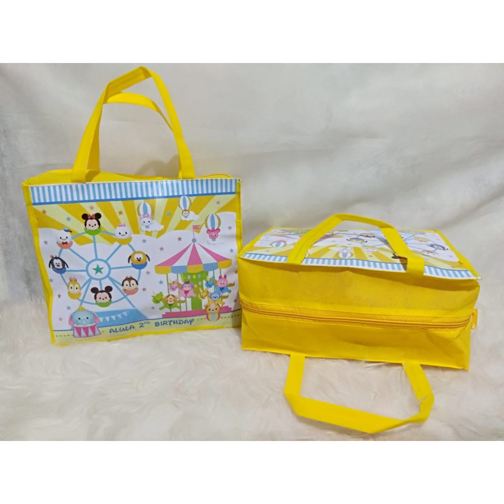 

TVM Full Print Besar CUSTOM Resleting Goodie Bag Souvenir Ulang Tahun Anak Murah Unike