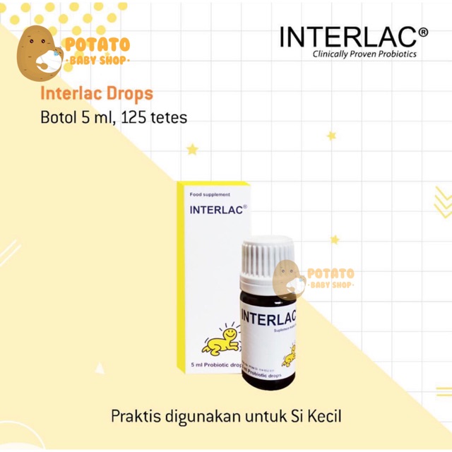 Interlac Probiotics - Drops / Tetes