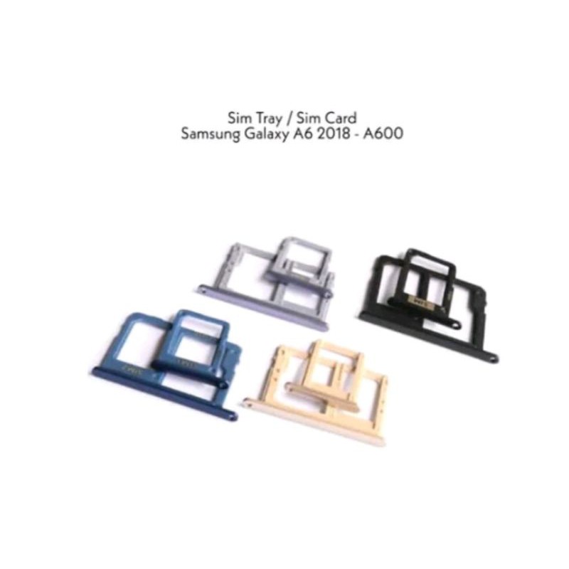 SIMTRAY SIMLOCK SLOT KARTU TEMPAT SIM SAMSUNG A600 / A6 2018 SLOT SIMCARD