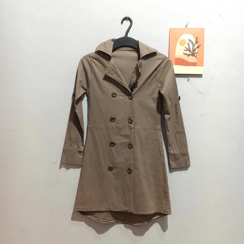 Blouse Panjang Model Coat [ PRELOVED THRIFT ]