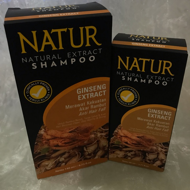 NATUR SHAMPOO 140 ML / 80 ML @MJ