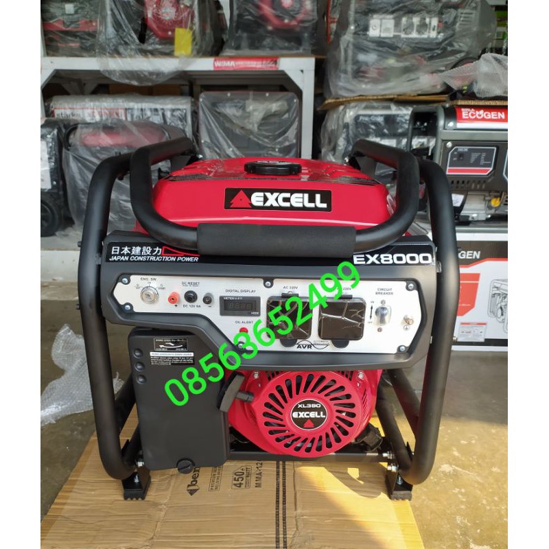 Jual Genset 5000 Watt Max 5500 Watt Excell Ex 8000 Shopee Indonesia