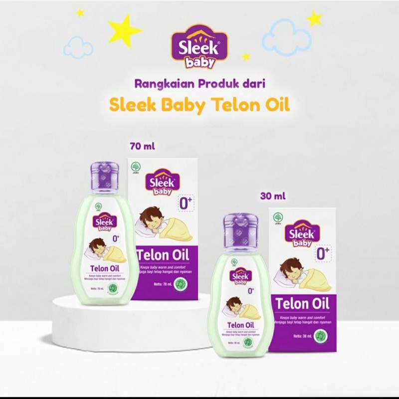 Sleek Baby Telon Oil 70mL - Minyak Telon