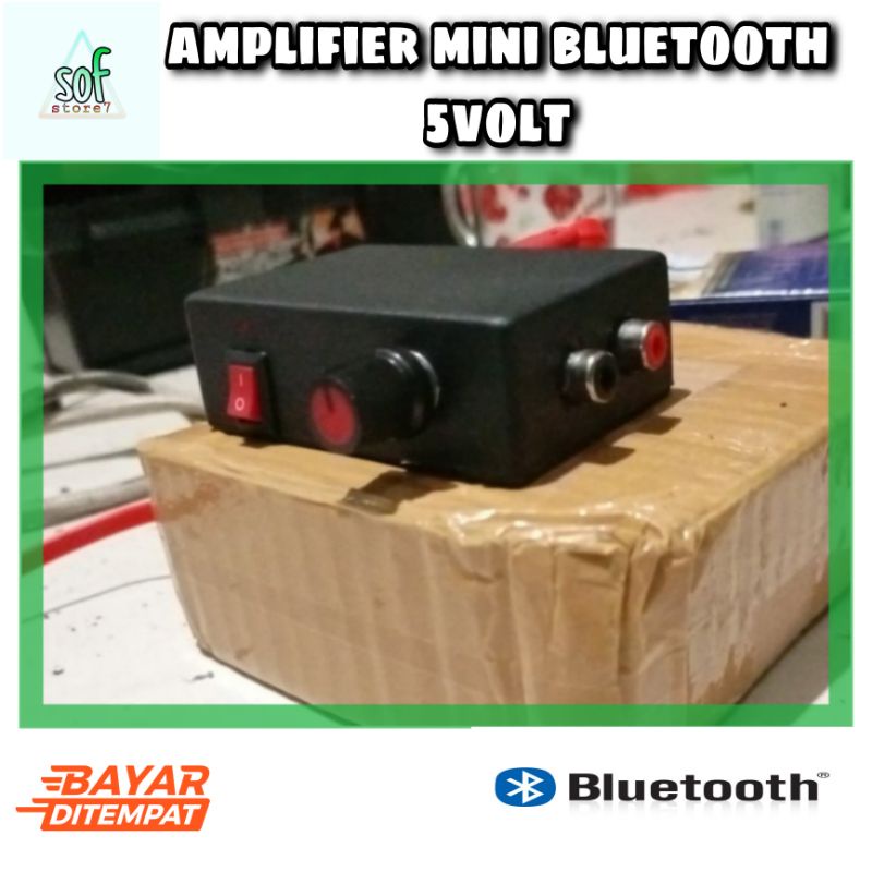Power Ampli Amplifier Mini bluetooth 5v