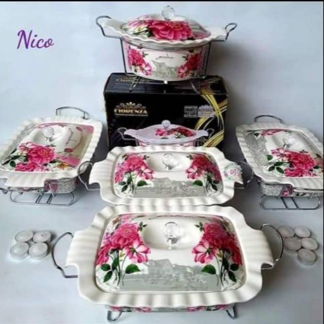 Paket cantik prasmanan set || Fiorenza