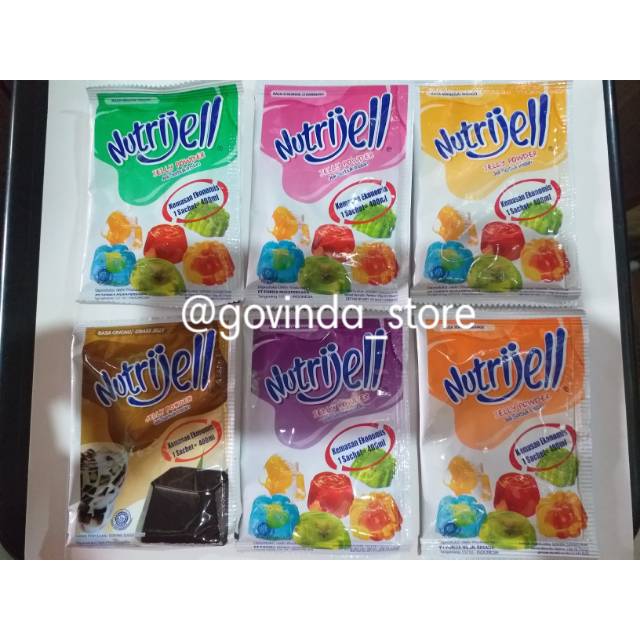 

JELI SERBUK INSTAN ANEKA RASA#NUTRI JELL 10gr