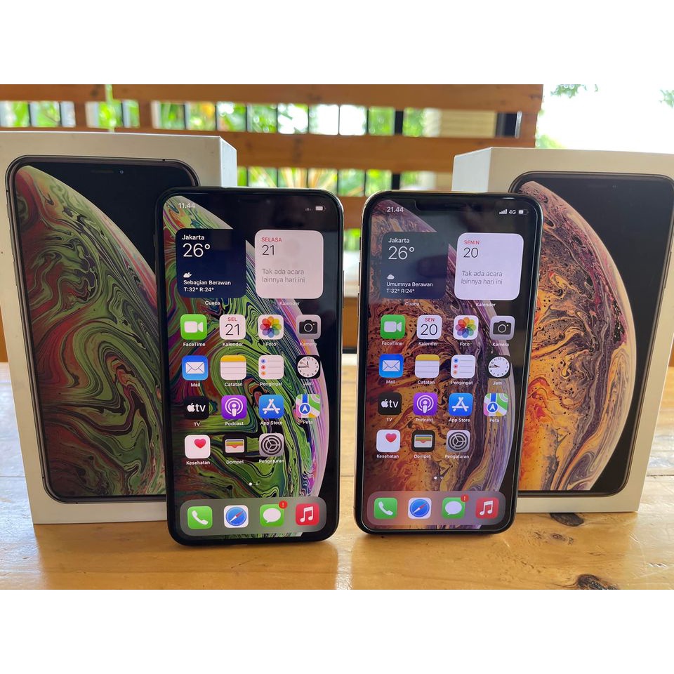 iphone xs max second original like new   internal 64gb   256gb    fullset  all operator jaminan mulu