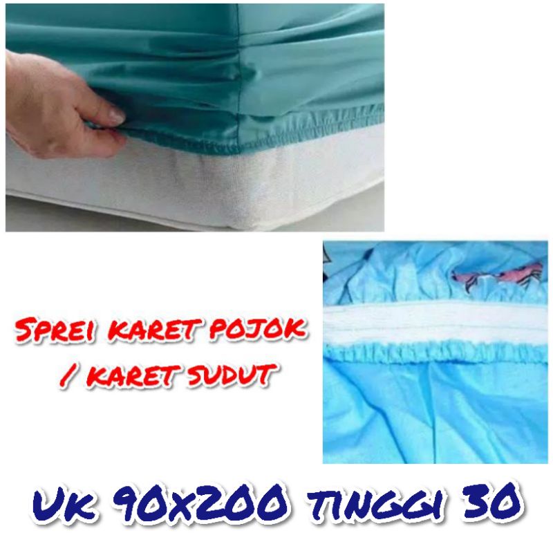 Sprei 90 T 30 sprei ukuran 90x200x30