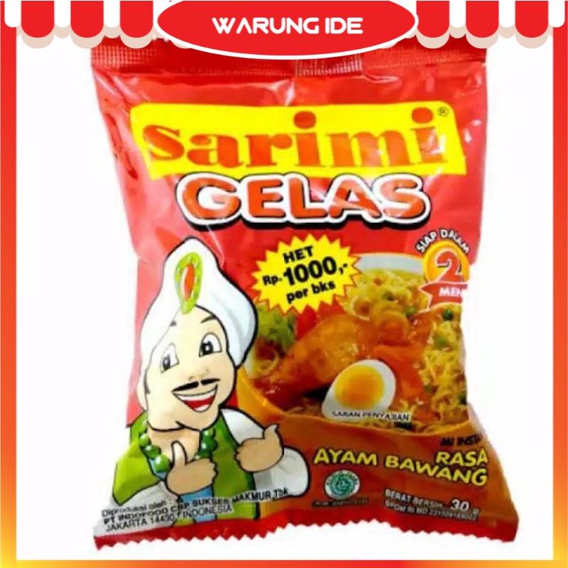 Jual Sarimi Gelas Rasa Ayam Bawang 30gr Indonesia Shopee Indonesia