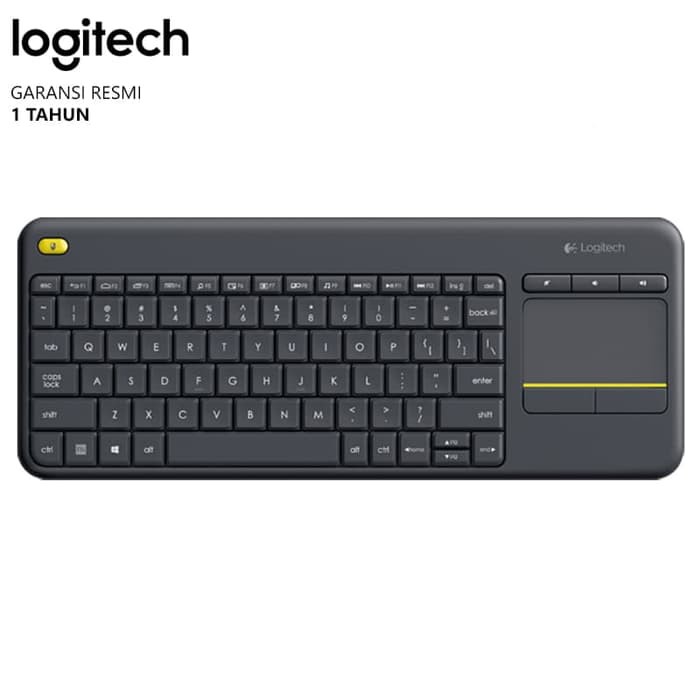 Logitech Wireless Touch Keyboard K400 Plus Original Garansi Resmi