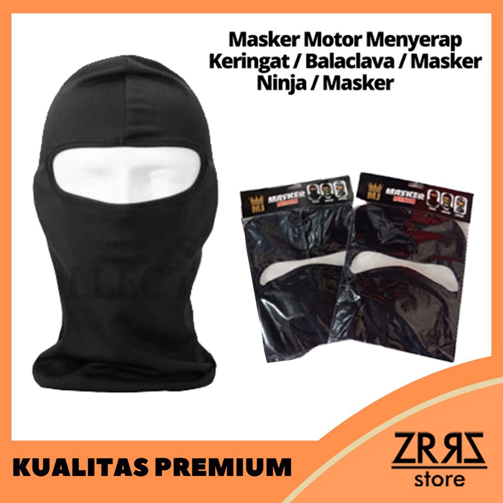 MASKER MOTOR BALACLAVA - MASKER NINJA POLOS DEWASA