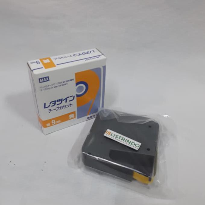 

Lm-Tp309Y Tape Cassette 9Mm Yellow Max Letatwin