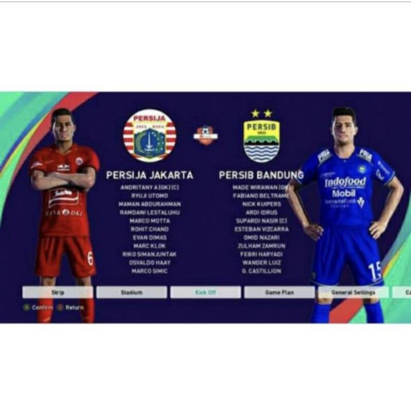 PACTH PES 2021 PS 4 BAJU STADION JERSEL LOGO TRANSFER PEMAIN 2021-2022