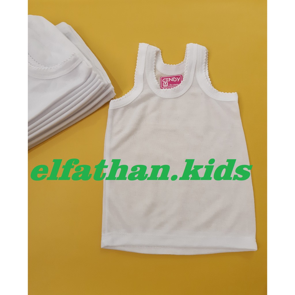 Kaos Dalam Anak Singlet Anak dan Kaos Dalam Polos 1pcs