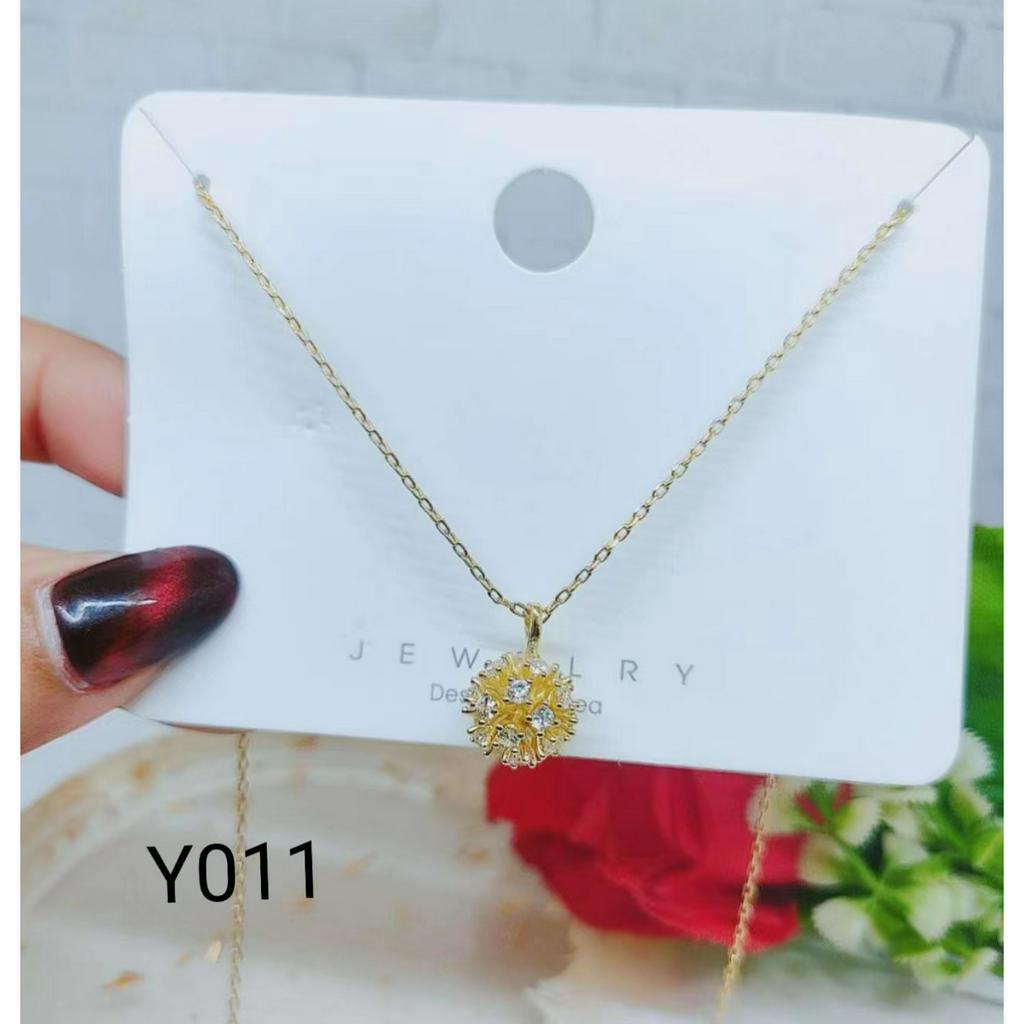 Kalung Permata Cantik Perhiasan Fashion Y010 Y011