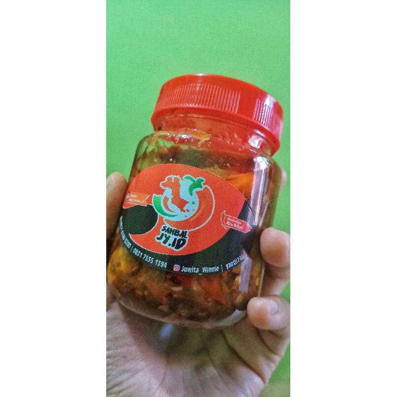 

sambal pete baby cumi asin/sambal Jy.di( 200 gr)