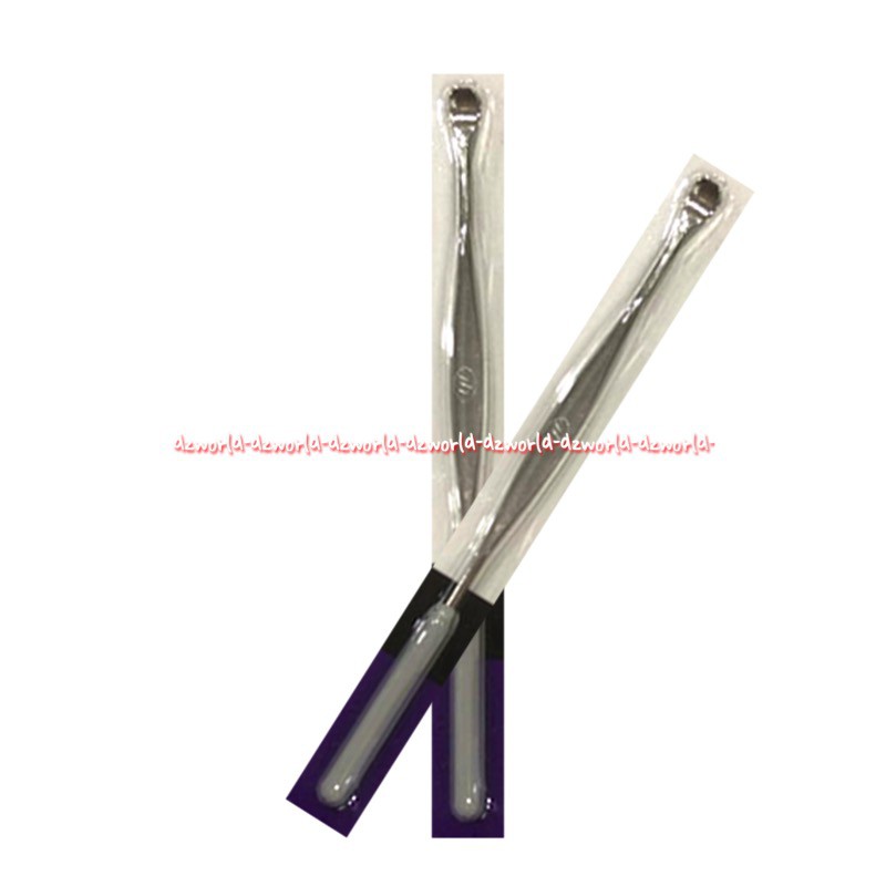 Kay Beauty Three Seven Alat Korek Kuping Telinga Stainless Steel Besi Cotton Bud Besi Kai