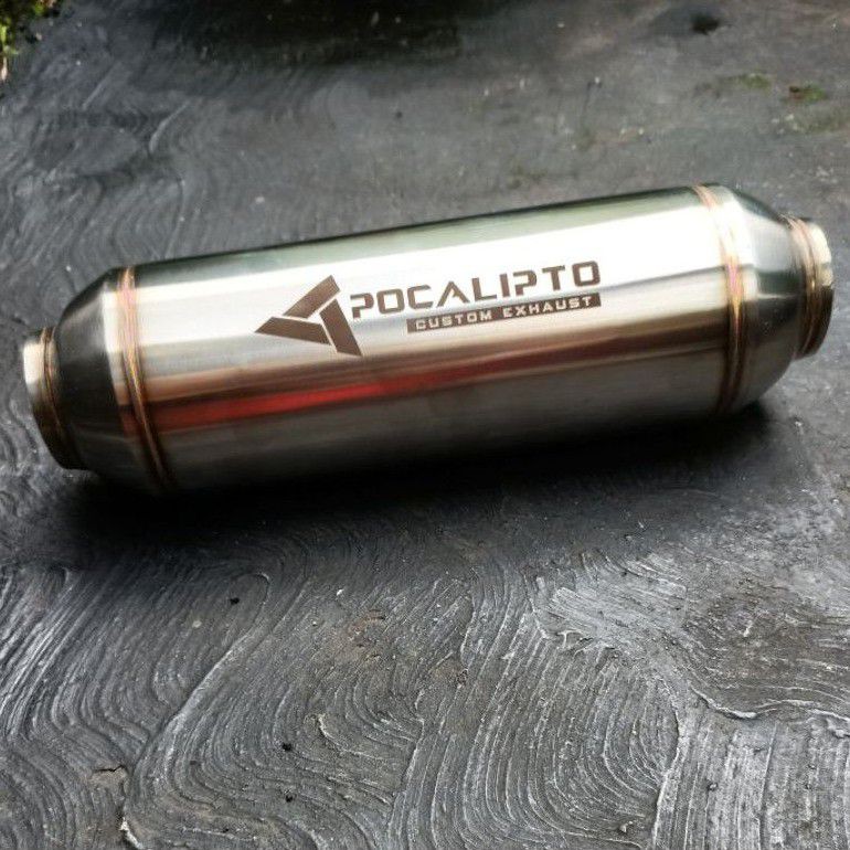 RESONATOR STAINLESS KNALPOT MOBIL / PEREDAM SUARA KNALPOT MOBIL MANUAL/AUTOMATIC