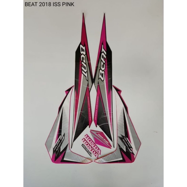 Sticker striping BEAT 2018 ISS PINK