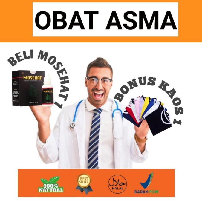 ORIGINAL MOSEHAT Herbal Jamu Tetes Obat Asma Asli
