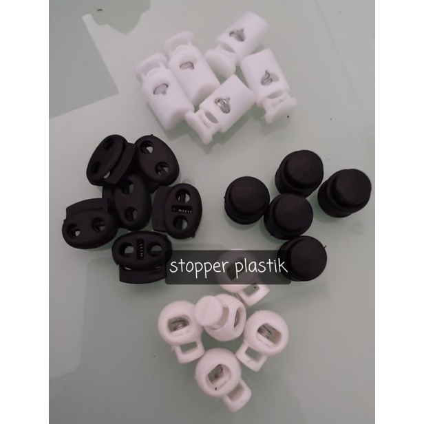 [ daffeea.store ] stopper tali hoodie, tali masker, stopper plastik