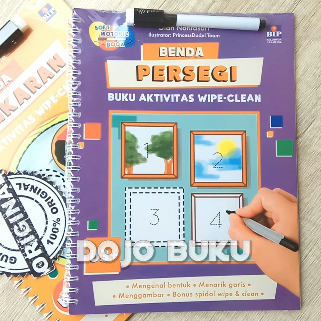 Seri Soft Motorik Book - Buku Aktivitas Wipe Clean