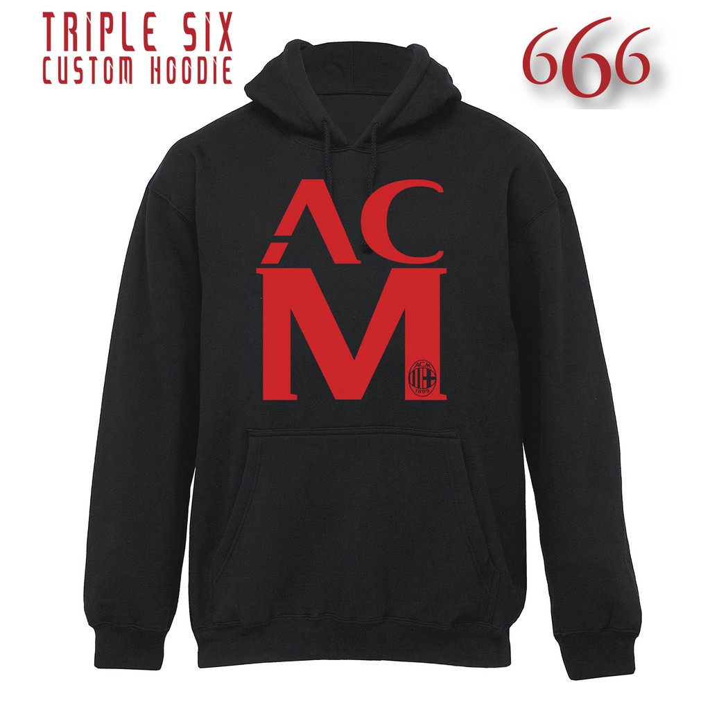 Jaket Hoodie Bola AC Milan 1