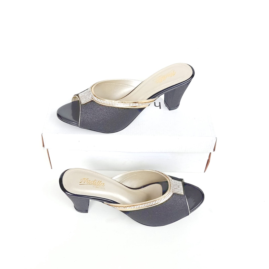 Sandal Pesta Nadilla 9969 Heels wanita Heel Kondangan