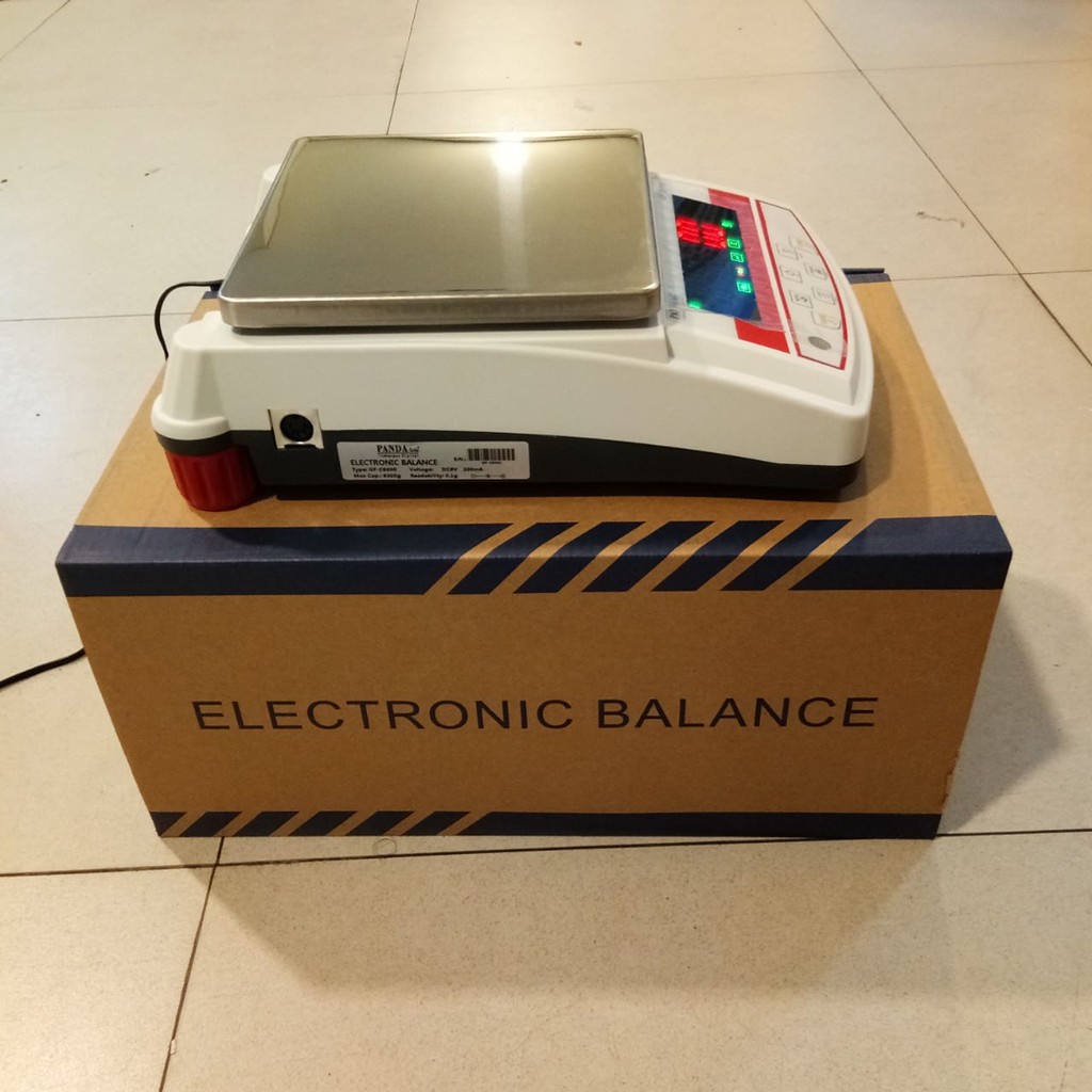 Timbangan Digital Timbangan Laboratorium Electronic Balance PANDA SCALE 6kg 0.1g 10kg 0.1g