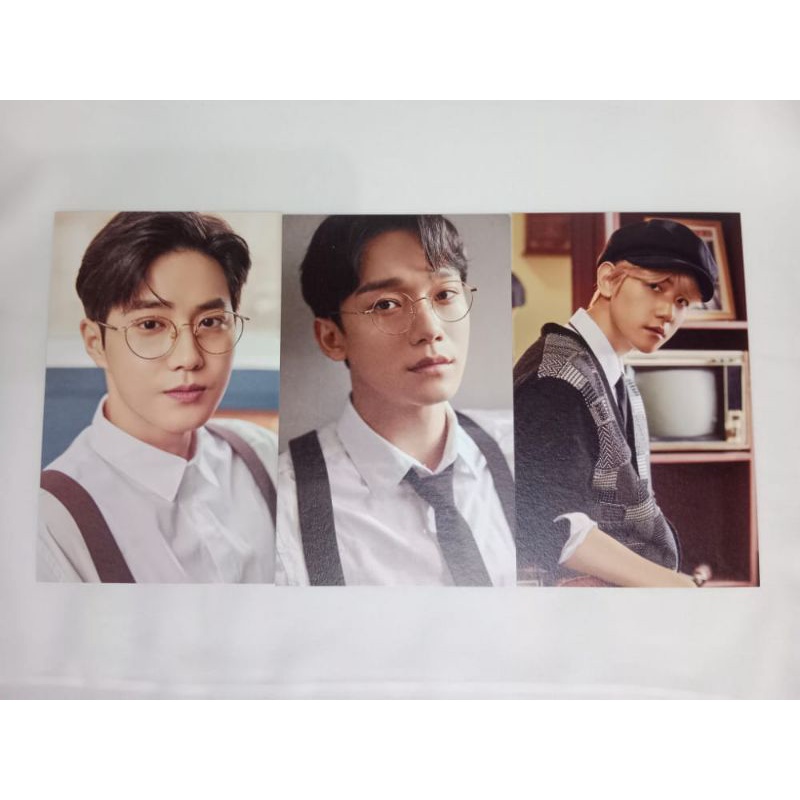 Official Postcard EXO (Baekhyun, Chen, Suho)