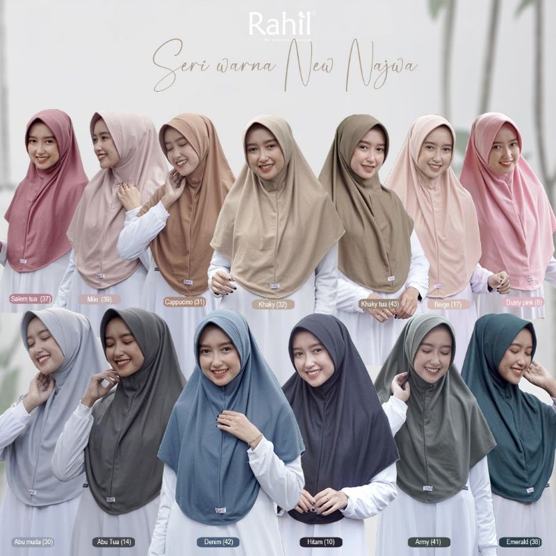 Jual Jilbab Instan Kaos New Najwa By Rahil Indonesia Shopee Indonesia