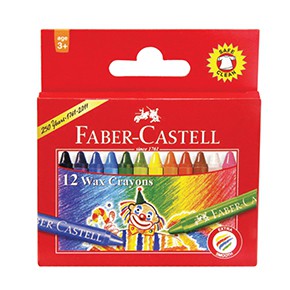 

Faber-Castell Wax Crayons Reguler 12