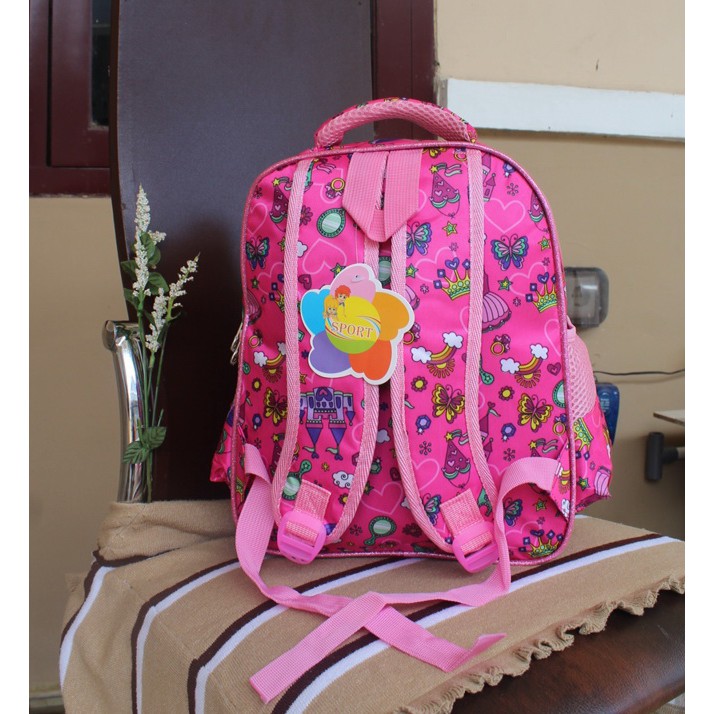 TAS ANAK 3 GAMBAR TAS ANAK SEKOLAH TAS ANAK IMPORT CEWEK FROZEN Hello Kitty LITTLE PONY TERBARU MURAH