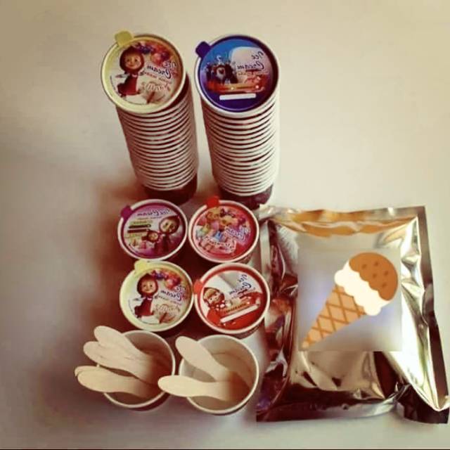 Paket ICE CREAM COKLAT