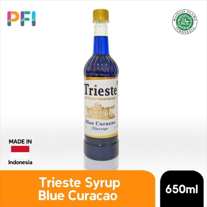 

Syrup Trieste Blue Curacao Flavour 650ml Sirup Blue Curacao