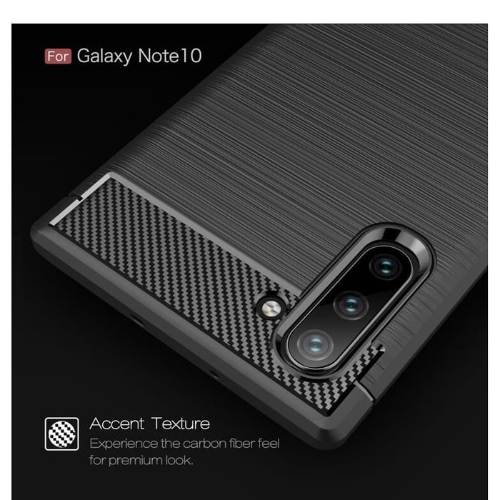 SAMSUNG NOTE 20/NOTE 20 ULTRA/NOTE 10/NOTE 10 PRO 10+/NOTE 9/NOTE 8 CASE SOFTCASE IPAKY BLACK CARBON