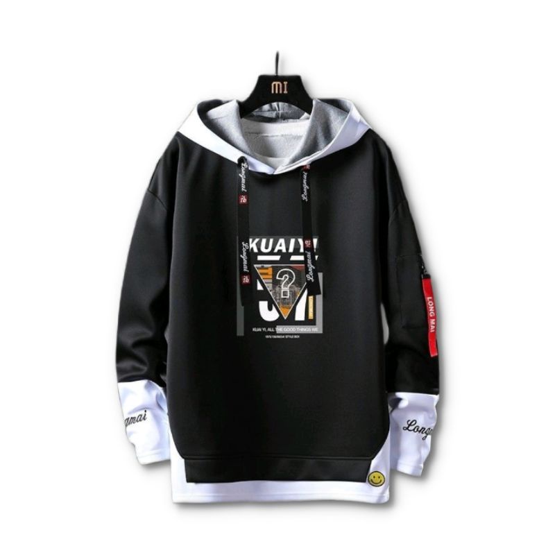 APPAREL Sweater Hoodie Pria KUAYI Yang Lagi Hits Sekarang