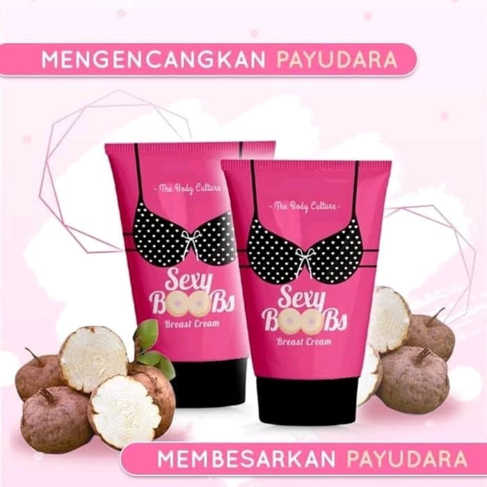 SEXY BOOBS BREAST CREAM BY THE BODY CULTURE BPOM Pembesar Payudara BPOM SEXYBOOBS