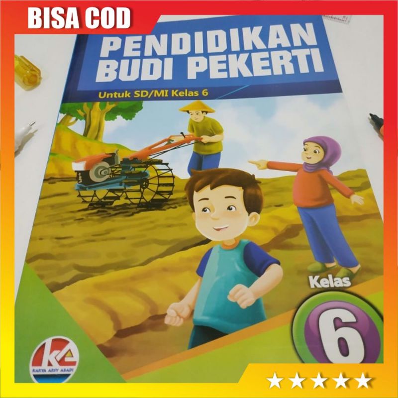 buku pendidikan budi pekerti kelas 6 sd karya arsy abadi