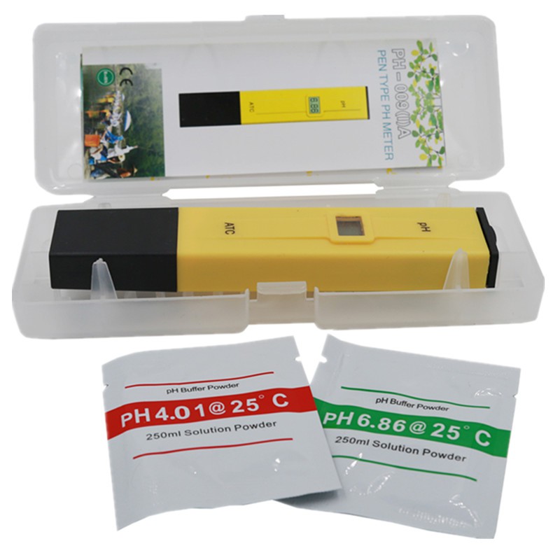 pH Meter Digital Tester Alat Pengukur Keasaman Cairan Air Hidroponik Akuarium Kolam PH Pena 0.1 0.01