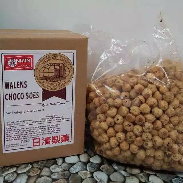 

NISSIN WALLENS CHOCO SOES 1 KARTON ISI 3.5 KG