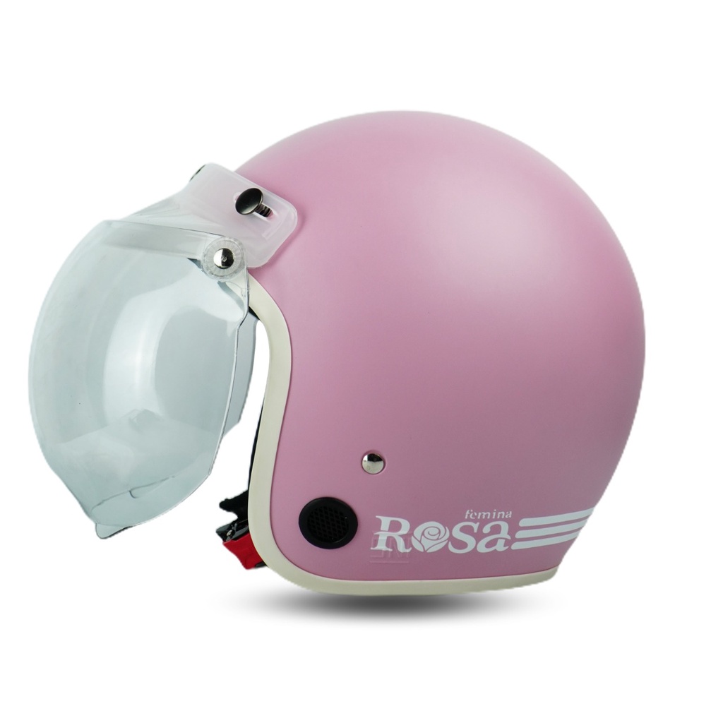 Helm Bogo Dewasa Polos Ori Pria Wanita Cowok Cewek Model Bagus Kakinian Warna Pastel PET PTH