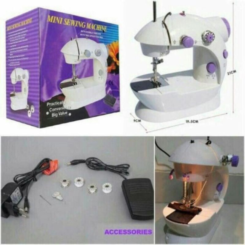 MESIN JAHIT PORTABLE SM 202 SEWING MACHINE