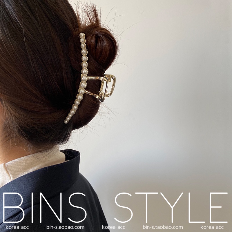 JEPIT BESI JEPITAN PANJANG PEARL JUMBO JEDAI METAL GOLD SILVER MUTIARA RAMBUT KRISTAL KOREA WANITA WARNA EMAS BESAR TEBAL KOREAN WOMEN FEMALE ELEGANT SMALL PEARLS RHINOSTONE JAW MANIK HAIR ACCESSORIES CLUTCHER CLAW HAIRCLIP CLIPS MEDIUM BIG LONG CEPOL