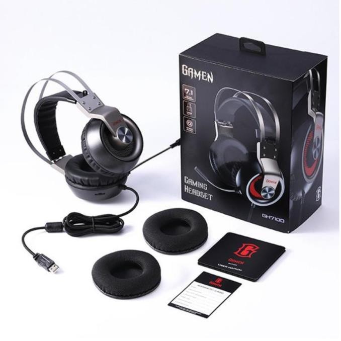 Headset Gaming GAMEN GH7100 With Microphone 7.1 Virtual Surround