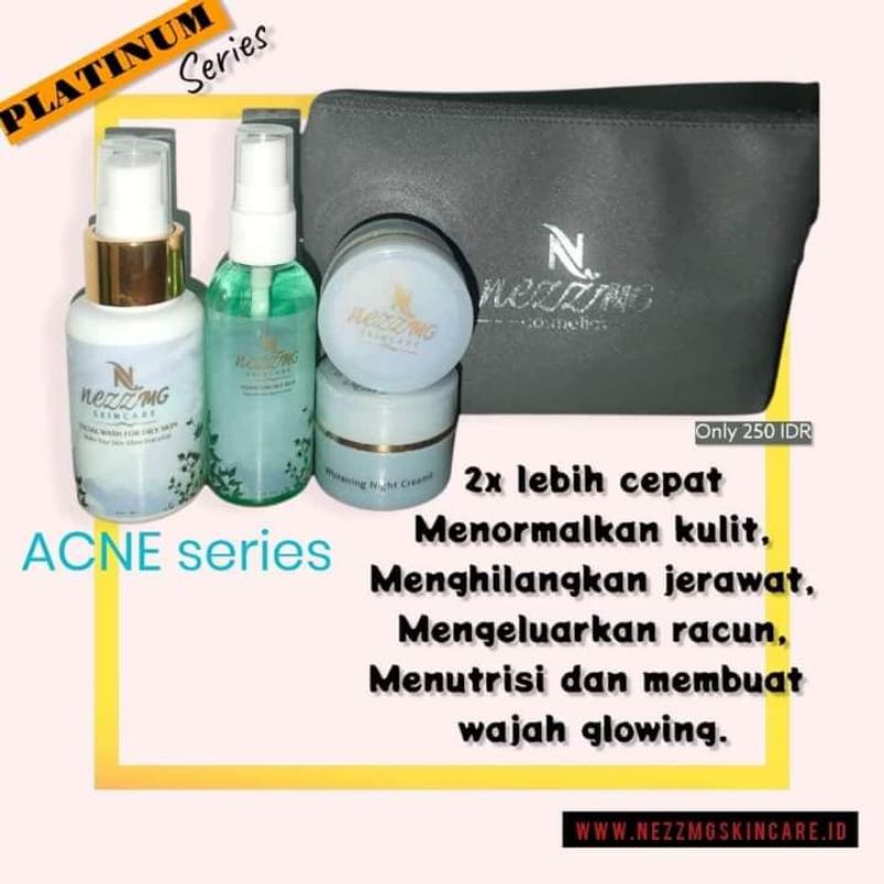 NEZZMG SKINCARE PLATINUM ACNE SERIES