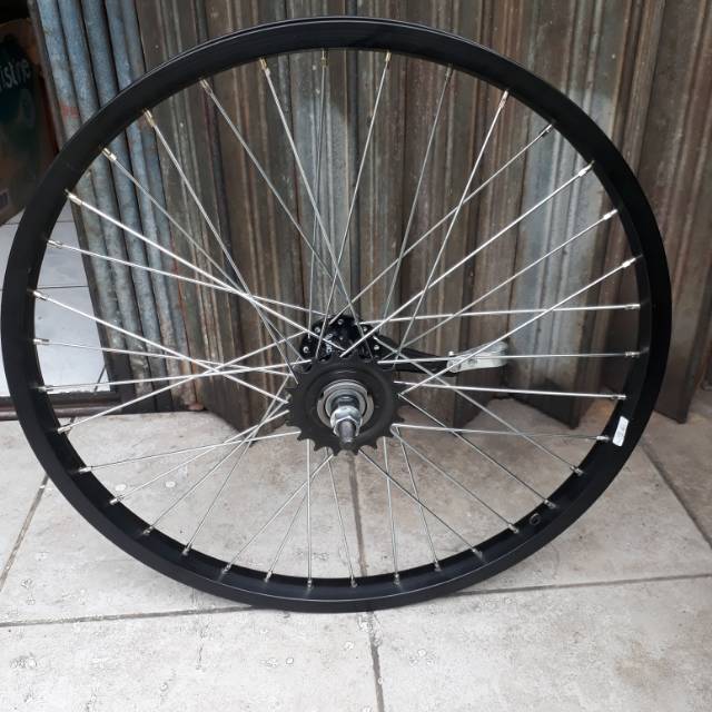 VELG  SET REM TERPEDO BELAKANG VELG RIM 20 INC BMX MINI WHELL RIM SET